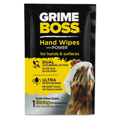 Grime Boss Heavy Duty Cleaning Wipes from Nice Pak Products Inc