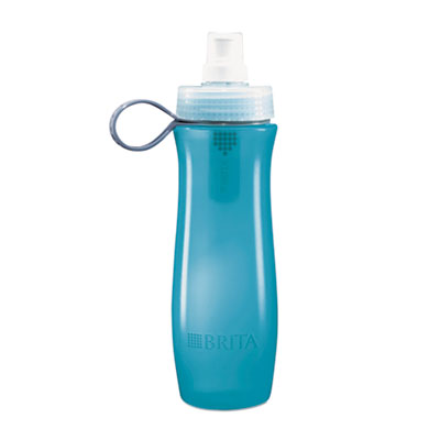Brita® Soft Squeeze Water Filter Bottle - Aqua Blue - Candor