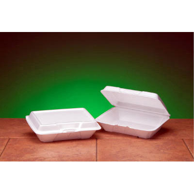 GEN Foam Hinged Carryout Containers - Candor Janitorial Supply